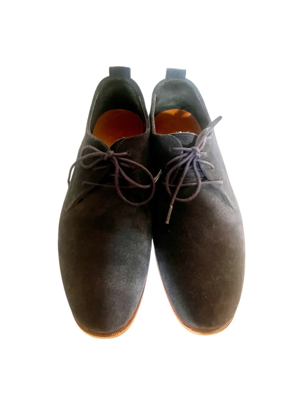 Royal RepubliQ Navy Suede Derby Shoes Men Size 41/10